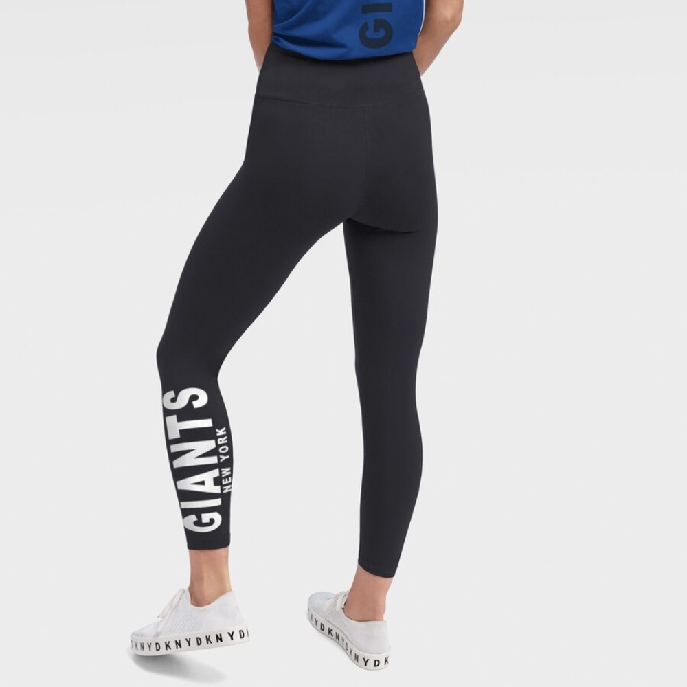 New York NY Giants DKNY Black Leggings Large L